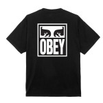 OBEY EYES ICON 2 HEAVY WEIGHT CLASSIC BOX TEE Μαύρο